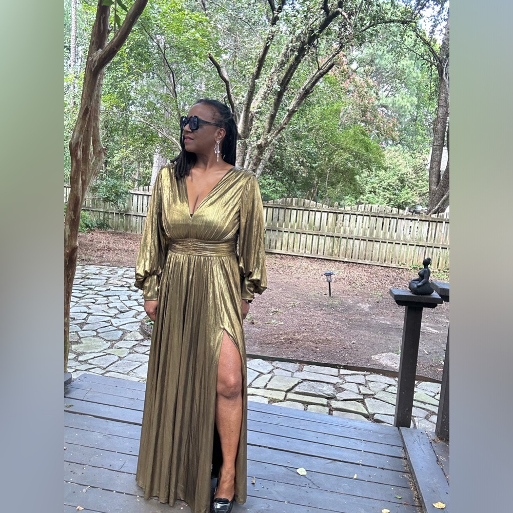 NWT One33 Social Formal Gold Dress